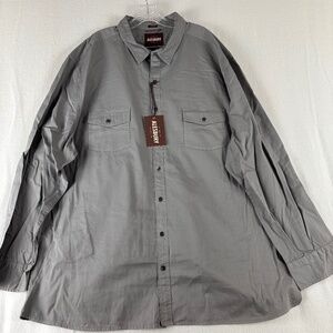 Alesbury Men's Casual Gray Button Down Shirt